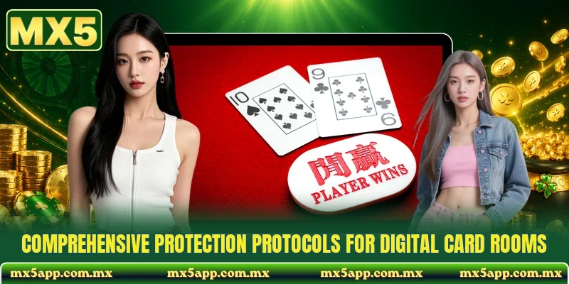 Comprehensive protection protocols for digital card rooms