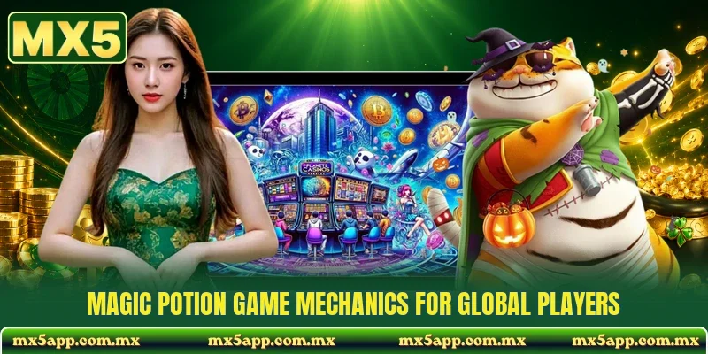 Magic potion game mechanics for global players