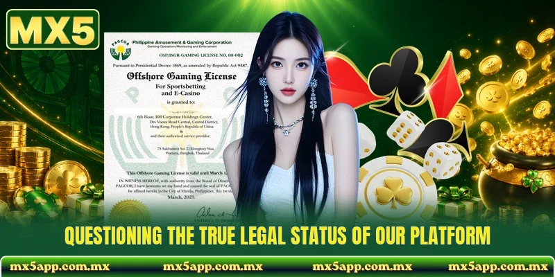 Questioning the true legal status of our platform