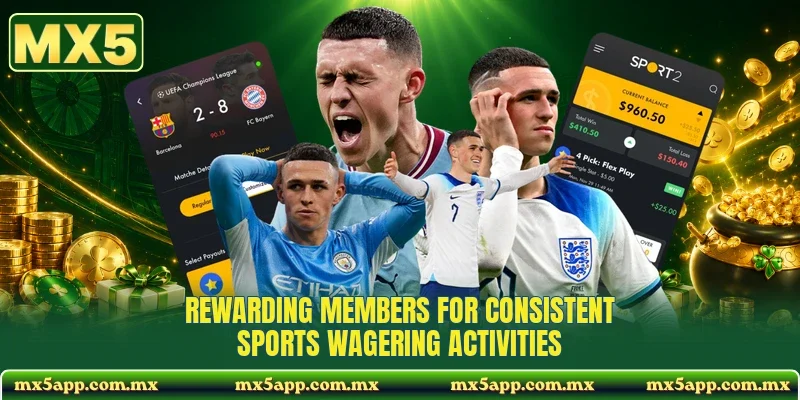 Rewarding members for consistent sports wagering activities
