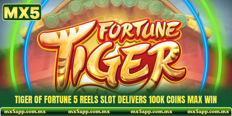 Tiger Of Fortune 5 Reels Slot Delivers 100K Coins Max Win